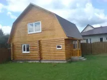 Лазня з верандою та мансардою з бруса - проект та поради з будівництва бруса