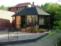 Альтанки з полікарбонату своїми руками як зробити з дерева, з профілю, з маталу, покрокова своїми