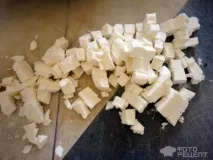 Рецепт Салат з кавуном та огірком, З помідорами та сиром Фета помідорами