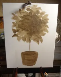 рисуване дърво
