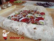 Шаурма з куркою в домашніх умовах шаурма