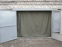 Штори в гараж на ворота ПВХ, брезентові гаражні брезентові