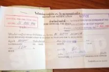 тайландска visa