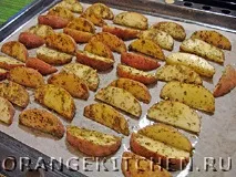 Смажена вегетаріанська риба з картоплею - fishand chips вегетаріанська