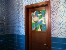 Вітражі у ванній кімнаті фото інтер’єрів вітражі
