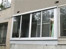 Алюмінієве скління балконів (32 фото) установка профілю розсувних вікон балконів