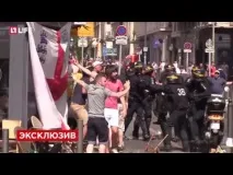 Заворушення у Марселі як українські фанати провчили англійців англійців
