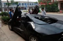 Китаєць зібрав Lamborghini із металобрухту lamborghini