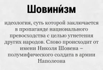 шовінізм