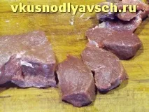 Гуляш з яловичини з ананасом, покроковий фото рецепт гуляш