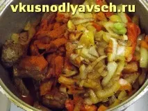 Гуляш з яловичини з ананасом, покроковий фото рецепт яловичини