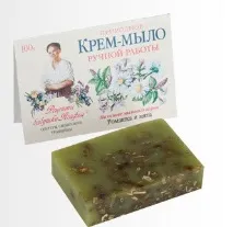 Крем-мило ручної роботи на основі мильного кореня - Рецепти бабусі Агафії - Ромашка та м’ята - відгуки основі