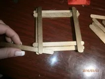 МК «Фоторамка «Для бабусі» палички