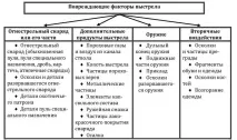 Огляд вогнепальних пошкоджень на трупі, що візуально виявляються огляд