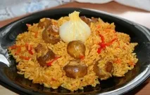 Плов з грибами - покрокове приготування страви, справжній рецепт, фото - Кулінарні рецепти покрокове