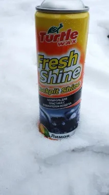 Поліроль для пластику Turtle Wax Fresh Shine_антистатик пластику