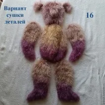 Простий варіант повного або часткового фарбування хутра іграшкового ведмедика майстер-клас – Ярмарок фарбування