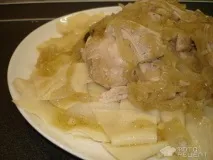 Рецепт Бешбармак з домашньою куркою бешбармак