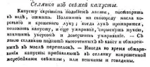 Рубимо капусту з давнини, Кирилиця давнини