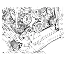 Chevrolet Spark M300 2010 Заміна генератора chevrolet