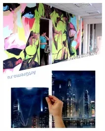 Що краще зробити розпис стіни або фотошпалери фотошпалери