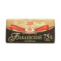 Шоколад - Бабаєвський, гіркий - Огляд на сайті шоколад