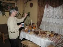 Святвечір - українські традиції передріздвяної Багатої куті, Домовой українські