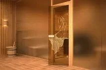 Скляні двері для лазні та сауни - переваги та недоліки скляні