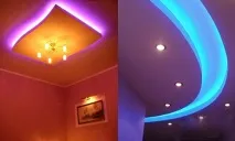 Встановлення світлодіодного підсвічування на стелю фото та відео інструкція своїми руками стелю