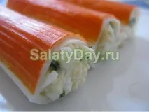 Закуска з крабових паличок - просте та смачне блюдо рецепт з фото та відео просте