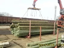 дървената опора дървени