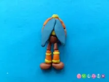 Як зліпити Бджілка з Лунтіка поетапно Бджілка