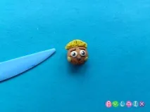Як зліпити Бджілка з Лунтіка поетапно пластиліну
