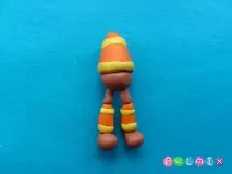 Як зліпити Бджілка з Лунтіка поетапно поетапно