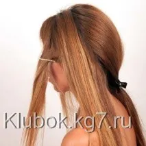 Як зробити грецьку зачіску, Клубок волосся