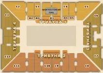 Палац спорту «Лужники» схема залу з місцями, види заходів, що проводяться, та зручність розміщення палац