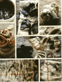 Eco print - книга про фарбування тканин рослинами тканин