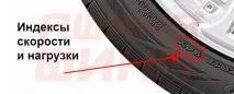 Маркування шин - розшифрування написів та значень на боковині шини написів