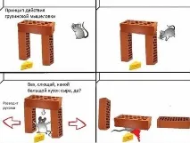 Мишоловка з простої пляшки зверху