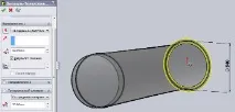 Опис створенняелементів побудови в SolidWorks, Створення корпусу - Горизонтальний побудови