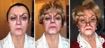 Перетворення на знаменитих людей за допомогою гриму знаменитих