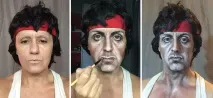 Перетворення на знаменитих людей за допомогою гриму людей