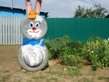 Вироби з покришок, Майстер Гвинтик вироби
