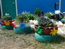 Вироби з покришок, Майстер Гвинтик гвинтик