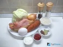 Рецепт Котлети з капустою та рисом рисом