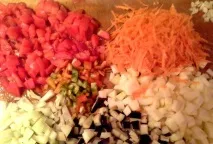 Сьомга, тушкована з овочами - покроковий рецепт з фото на покроковий