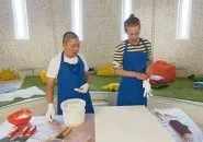 Гіпсовий барельєф від Леоніда Кіма леоніда
