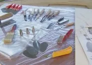 Гіпсовий барельєф від Леоніда Кіма гіпсовий