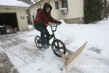 Велосипед взимку своїми руками, Зроби Сам взимку