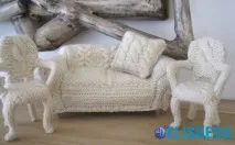 В’язані чохли для затишних меблів чохли
